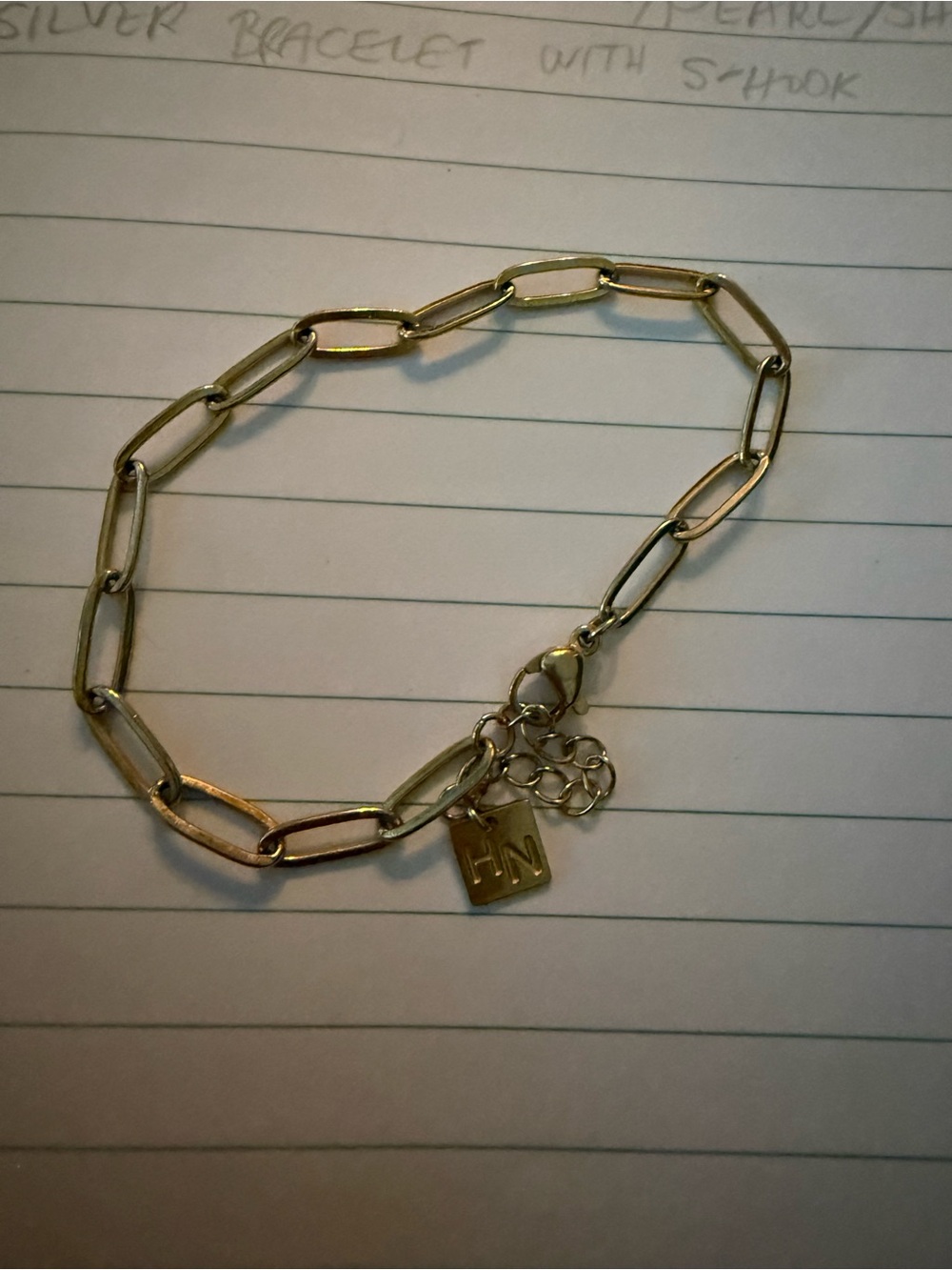 Gold Paperclip Chain Bracelet - Women’s Fashion Jewelry